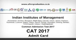 CAT 2017 Admit Card Released, Download Available till Exam Day Nov. 26, common admission test 2017