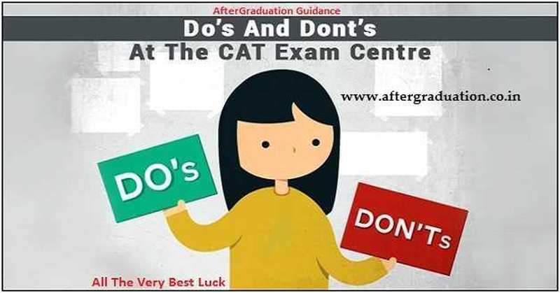 CAT 2018 Exam day Do's and Don't to Avoid Chaos at the Exam Time, CAT 2018 organizing institute