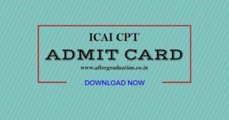 ICAI released the CA CPT June 2019 Admit Cards. The Common Proficiency Test June 2019 Exam on June 16, download CA CPT June 2019 admit cards.