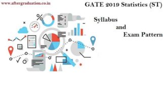 GATE 2019 Statistics (ST) Syllabus and Exam Pattern, new Subject included in GATE 2019