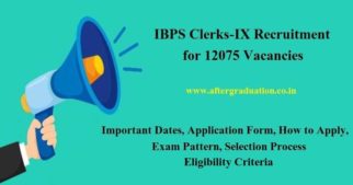 IBPS Clerk 2019 Registration Begins for 12075 Vacancies, Apply Here Before Oct 9.IBPS CRP Clerks-IX recruitment Registration, IBPS Clerk 2019 Exam Schedule, Selection Procedure for IBPS Clerical position, IBPS Exam Pattern for clerk position, Cut-off for Selection, eligibility criteria for IBPS Clerk recruitment